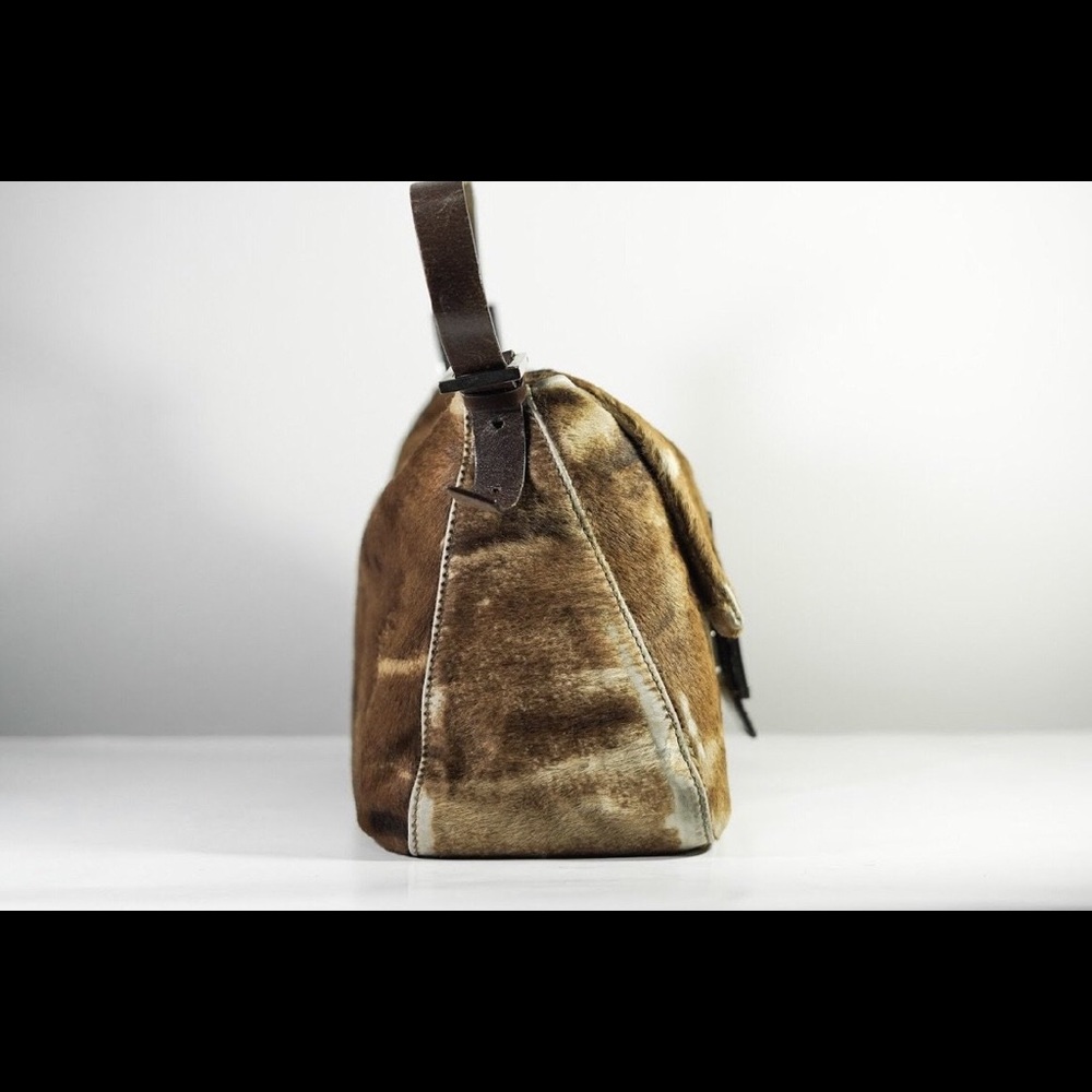 Fendi baguette brown fur bag - Picture 2 of 6